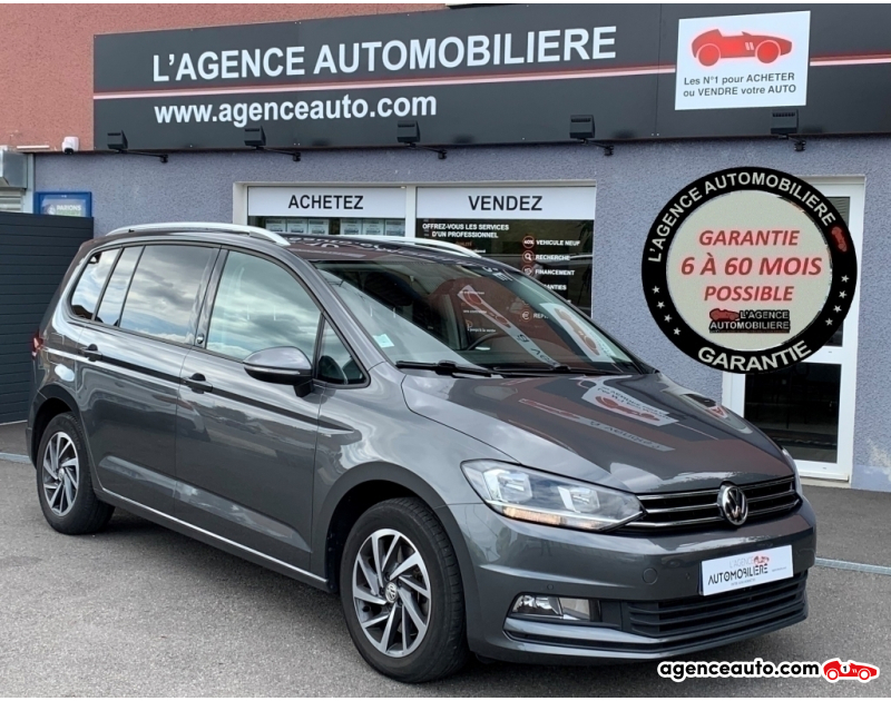 Compra de Coches Usados, Coches Usados Baratos %'|'% Agence Auto Volkswagen Touran 2.0 TDI 150 Sound 7 Places Gris Año 2017 Manuelle Diesel
